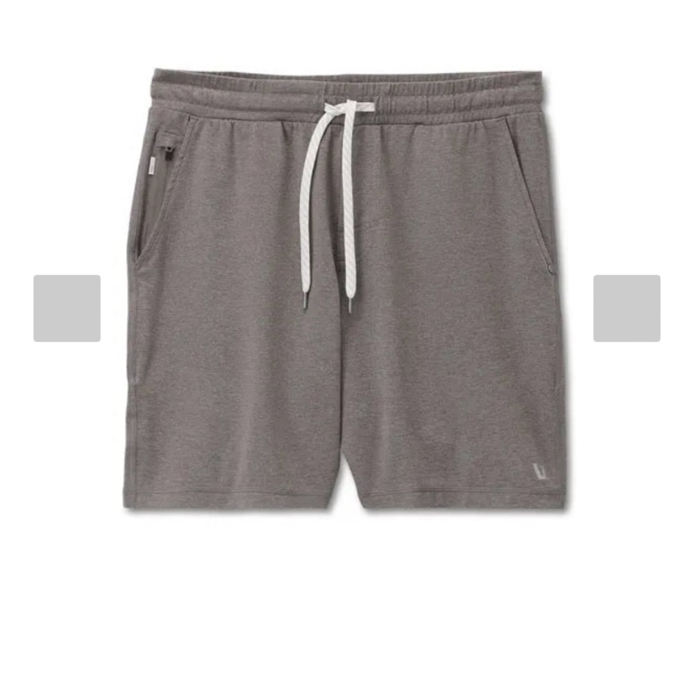 Vuori Gray Athletic Shorts
